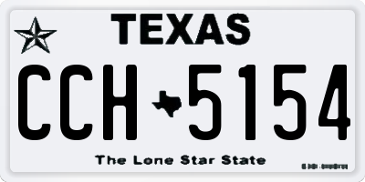 TX license plate CCH5154