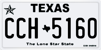 TX license plate CCH5160