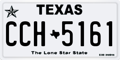 TX license plate CCH5161