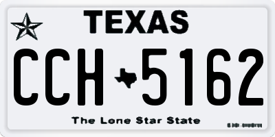 TX license plate CCH5162
