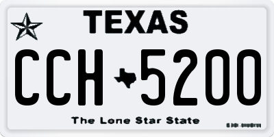 TX license plate CCH5200
