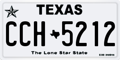 TX license plate CCH5212