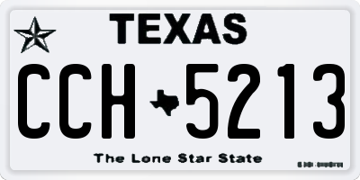 TX license plate CCH5213