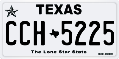 TX license plate CCH5225