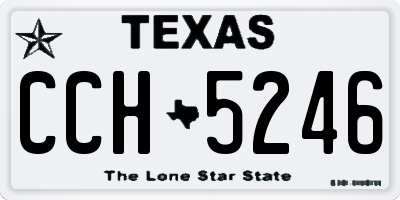 TX license plate CCH5246