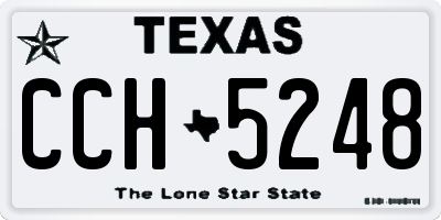 TX license plate CCH5248