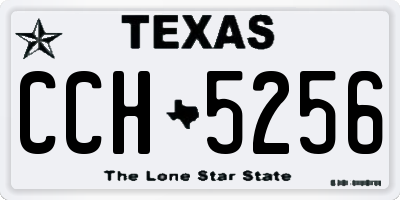 TX license plate CCH5256