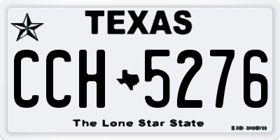 TX license plate CCH5276