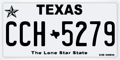 TX license plate CCH5279