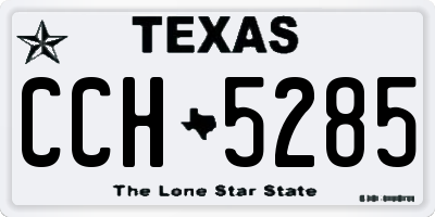 TX license plate CCH5285
