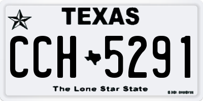 TX license plate CCH5291