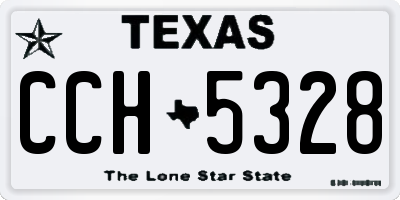 TX license plate CCH5328