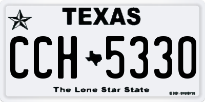 TX license plate CCH5330