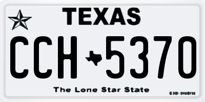 TX license plate CCH5370