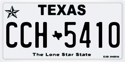 TX license plate CCH5410