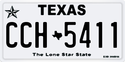 TX license plate CCH5411
