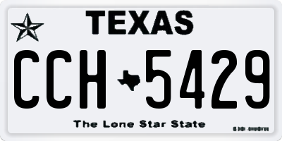 TX license plate CCH5429