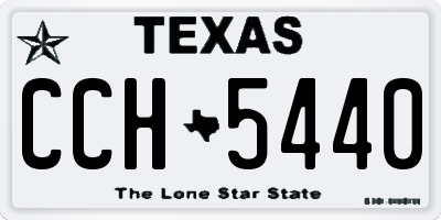 TX license plate CCH5440
