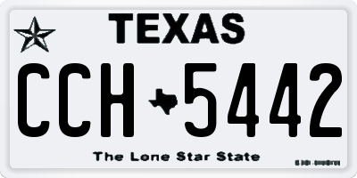 TX license plate CCH5442