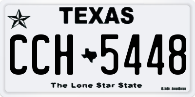 TX license plate CCH5448