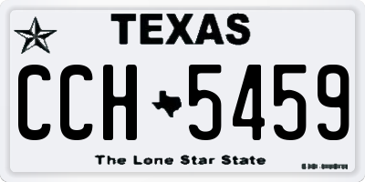 TX license plate CCH5459