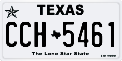 TX license plate CCH5461