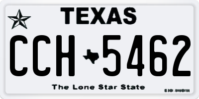 TX license plate CCH5462