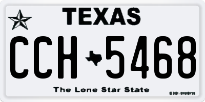TX license plate CCH5468