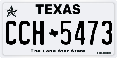 TX license plate CCH5473