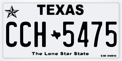 TX license plate CCH5475