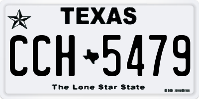 TX license plate CCH5479