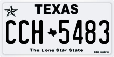 TX license plate CCH5483