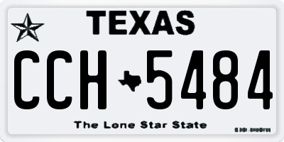 TX license plate CCH5484