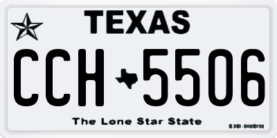 TX license plate CCH5506