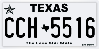 TX license plate CCH5516
