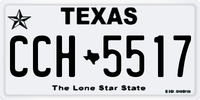 TX license plate CCH5517