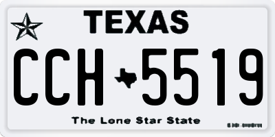 TX license plate CCH5519
