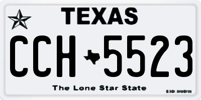 TX license plate CCH5523