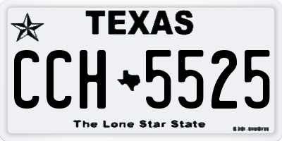 TX license plate CCH5525