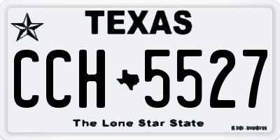 TX license plate CCH5527