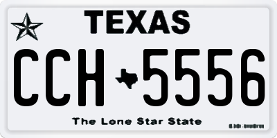 TX license plate CCH5556