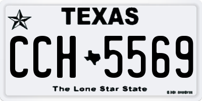 TX license plate CCH5569