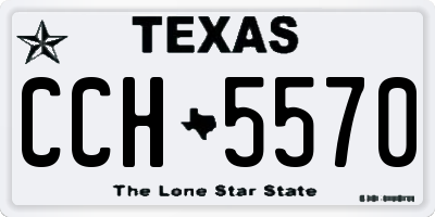 TX license plate CCH5570
