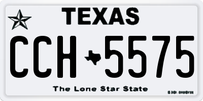 TX license plate CCH5575