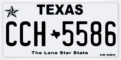 TX license plate CCH5586