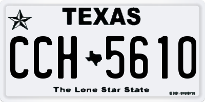 TX license plate CCH5610
