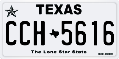 TX license plate CCH5616