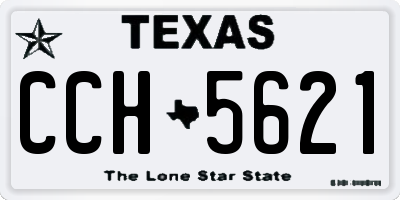 TX license plate CCH5621