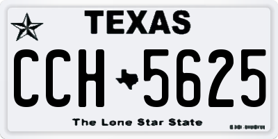 TX license plate CCH5625