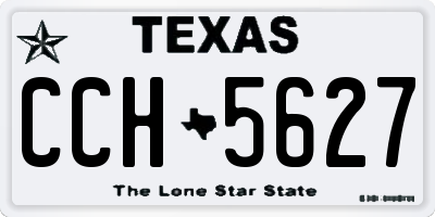 TX license plate CCH5627